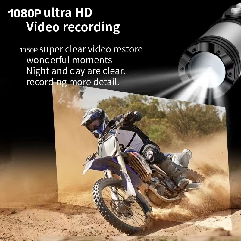 Action Camera 4K - Caméra d'action anti-vibrations 4K pour Aprilia