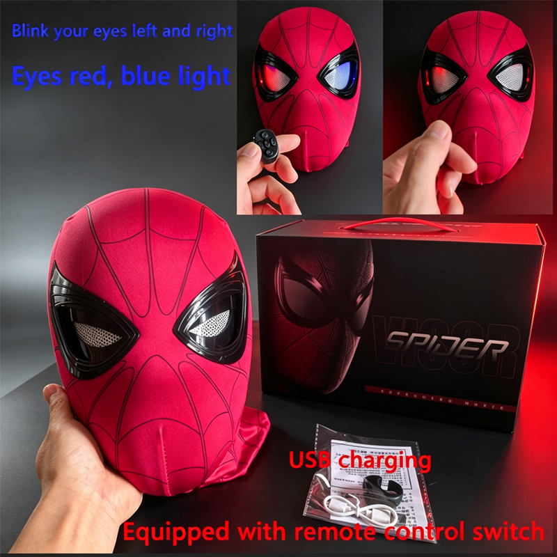 New Gadgets Electronic - Nouveau Masque Électronique Spider-Man à l'échelle