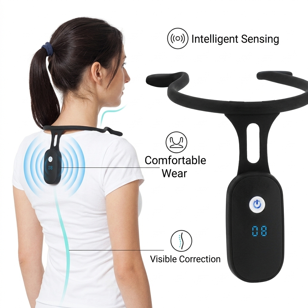 Smart Posture Sensor - Correcteur de posture avec écran LCD,