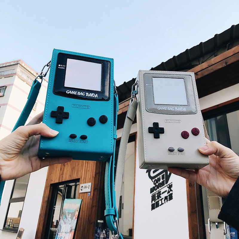 Handheld Game Console - Sac à bandoulière créatif en PU