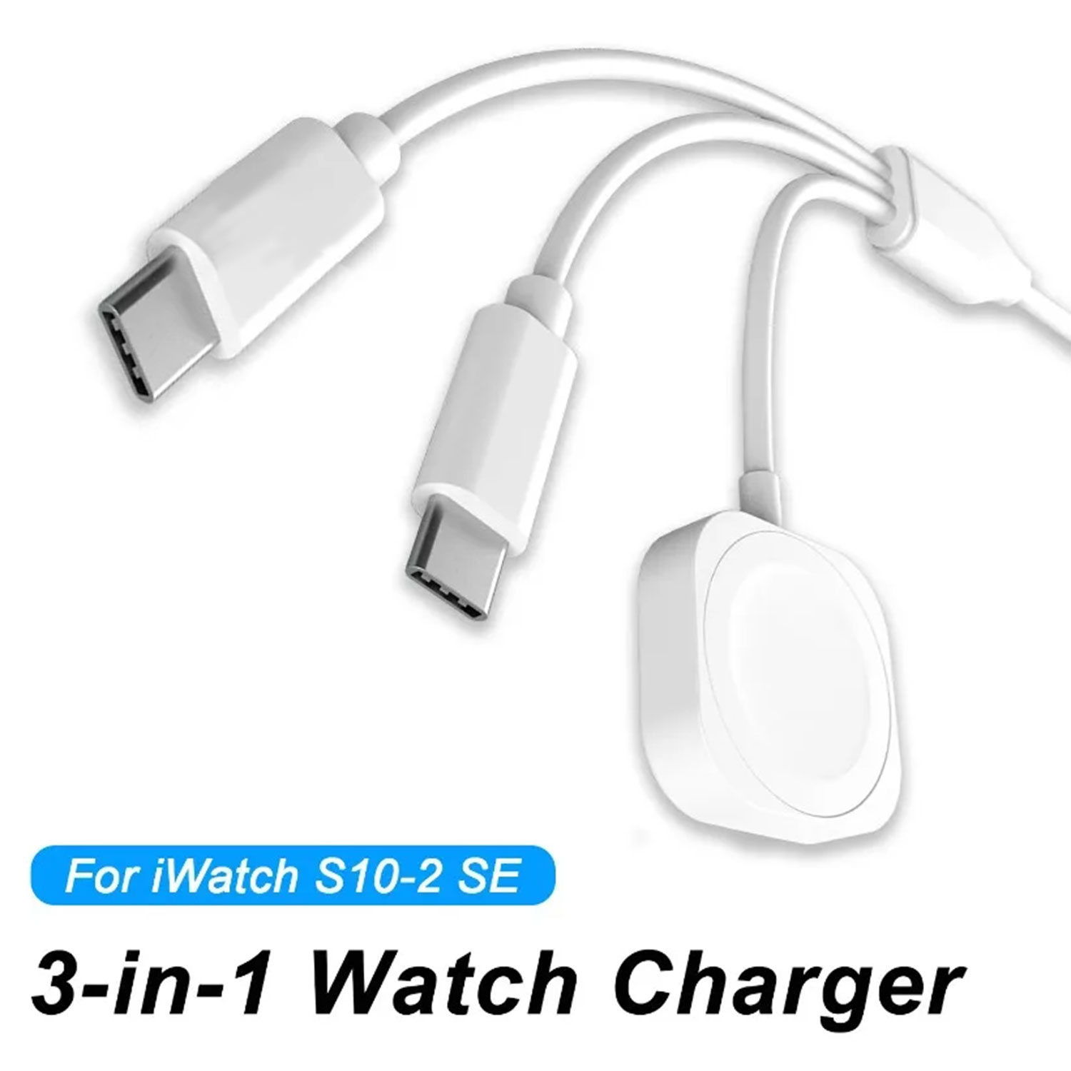 Magnetic Charging Cable - Chargeur magnétique 3 en 1 pour