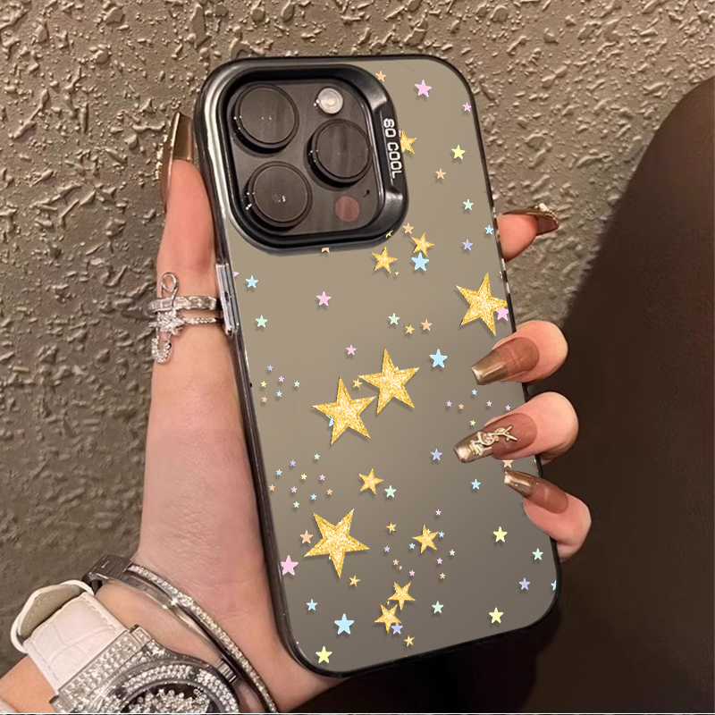 Xiaomi Redmi Note 14 - Coque rigide mate à motif d'étoiles