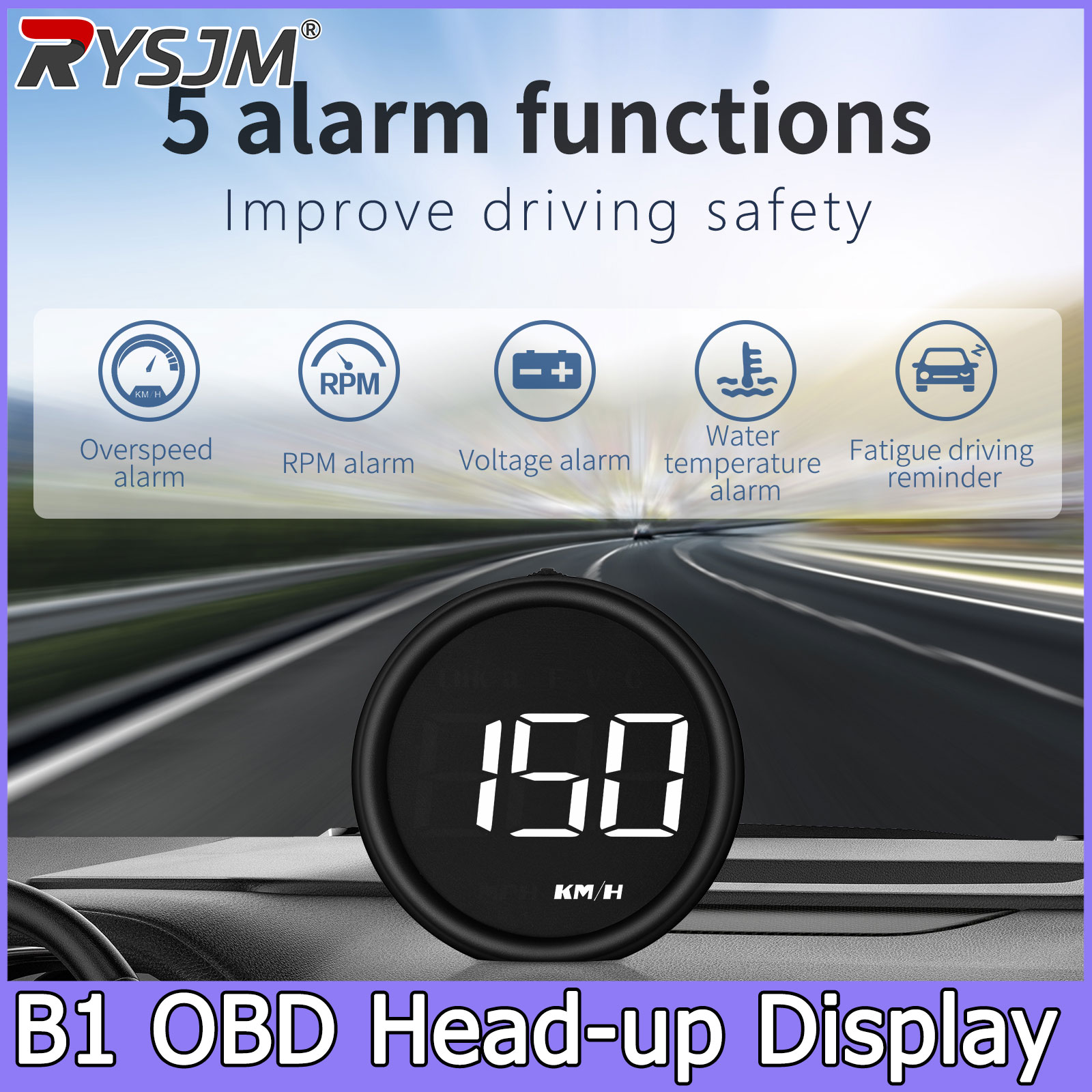 Electronics Gadgets For Car - Compteur de vitesse automobile B1 OBD2,