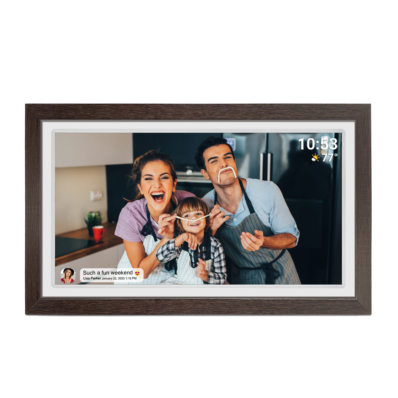 Cadre photo numérique WiFi 21, - Digital Photo Frame Wifi avis et prix