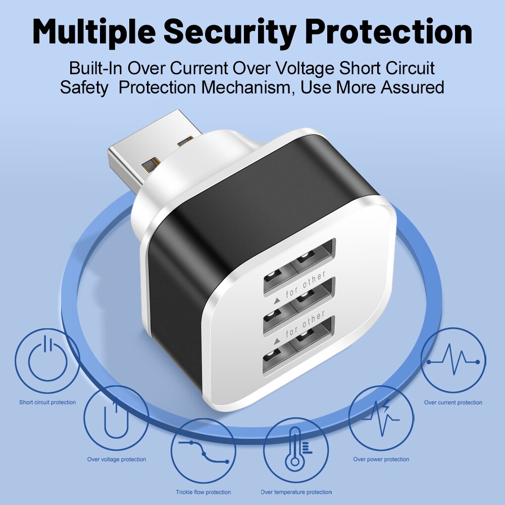 Adaptateur USB 3 ports, USB 3  - Electronics Gadgets For Car avis et prix