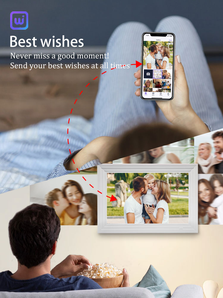 Cadre photo numérique WiFi Clo - Digital Photo Frame Wifi avis et prix