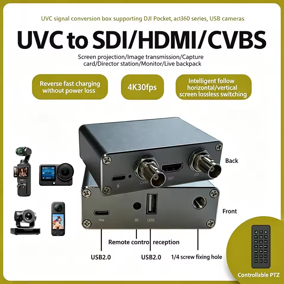 Convertisseur Adaptateur UVC v - Action Camera 4K avis et prix