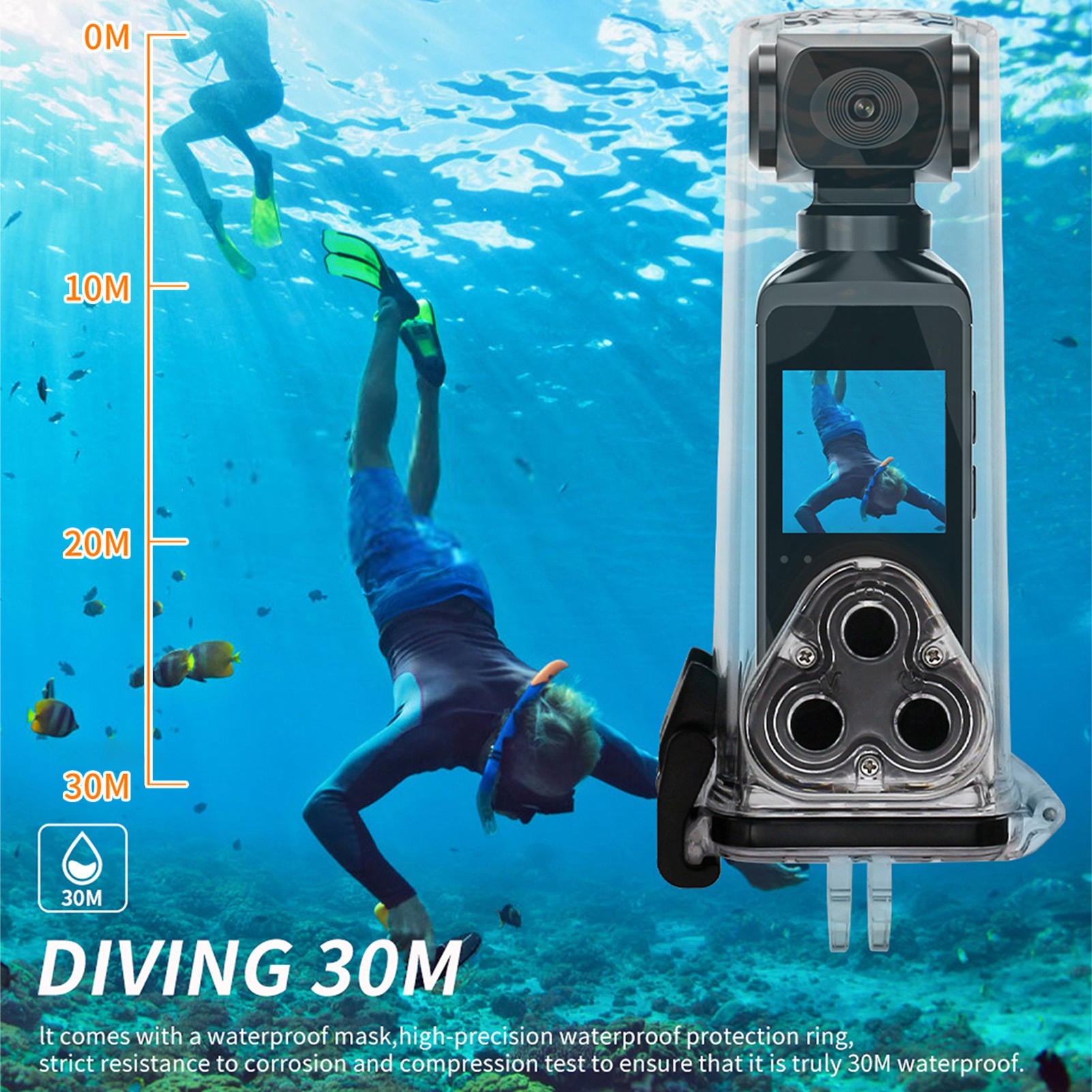 Caméra 4K HD 270 °   Wifi Anti - Action Camera 4K avis et prix