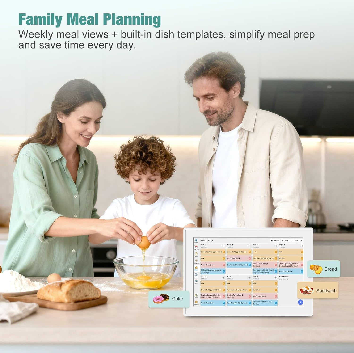 Calendrier familial numérique  - Digital Photo Frame Wifi avis et prix