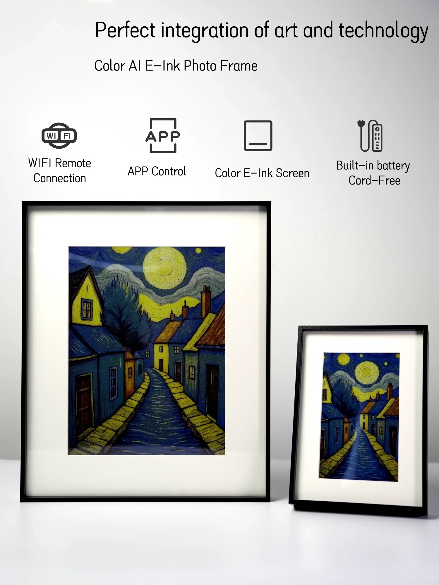 Cadre photo numérique intellig - Digital Photo Frame Wifi avis et prix